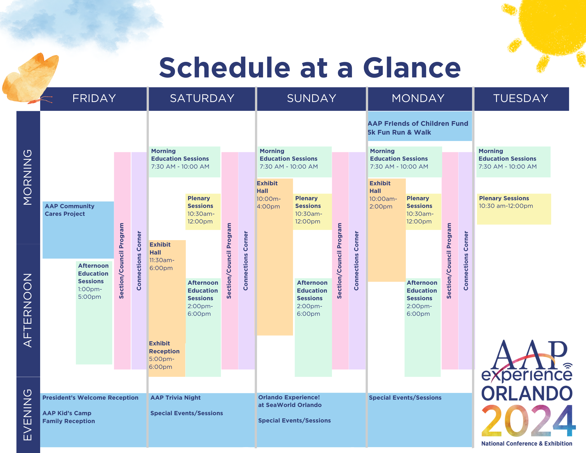 Aap Conference 2024 Schedule Vicki Merilyn